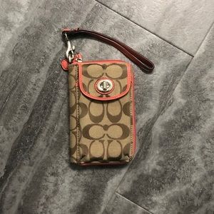 Coach wristlet